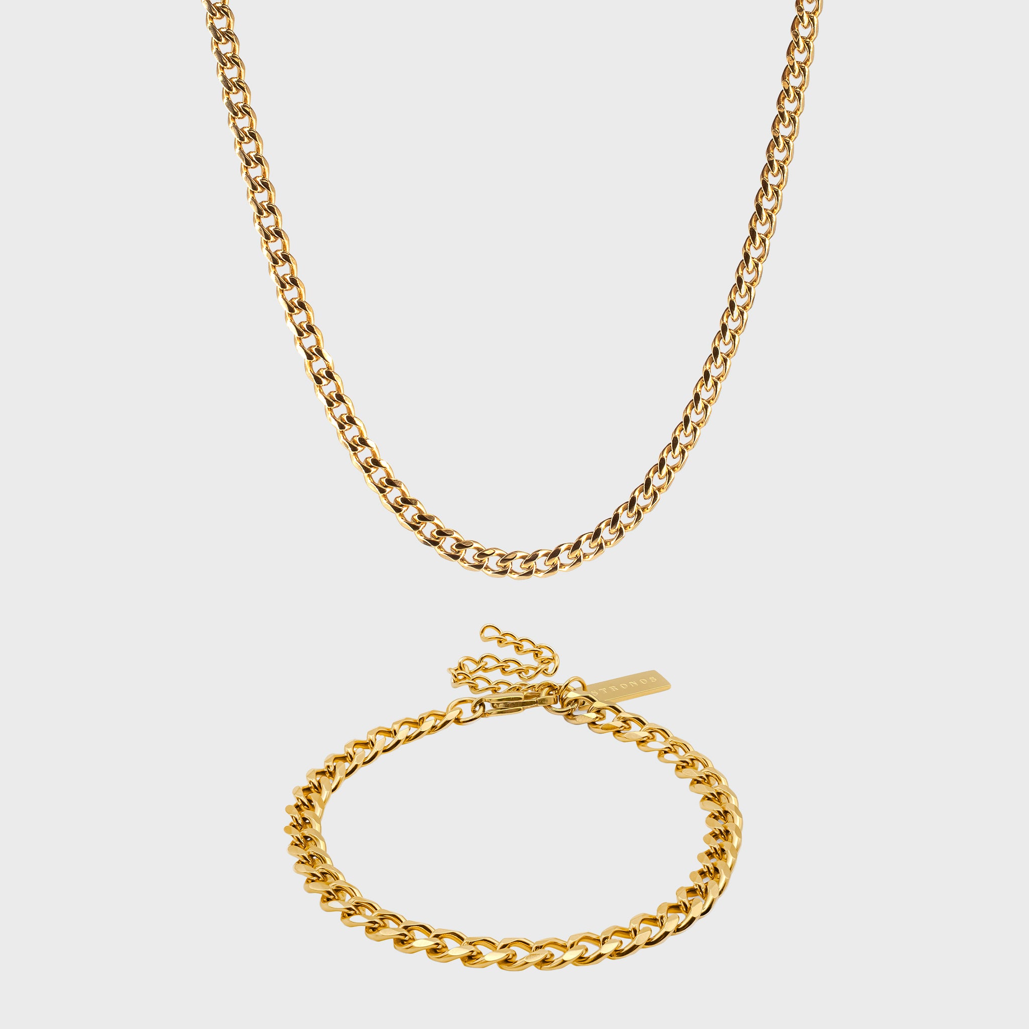 Cuban Set 5mm - Gold