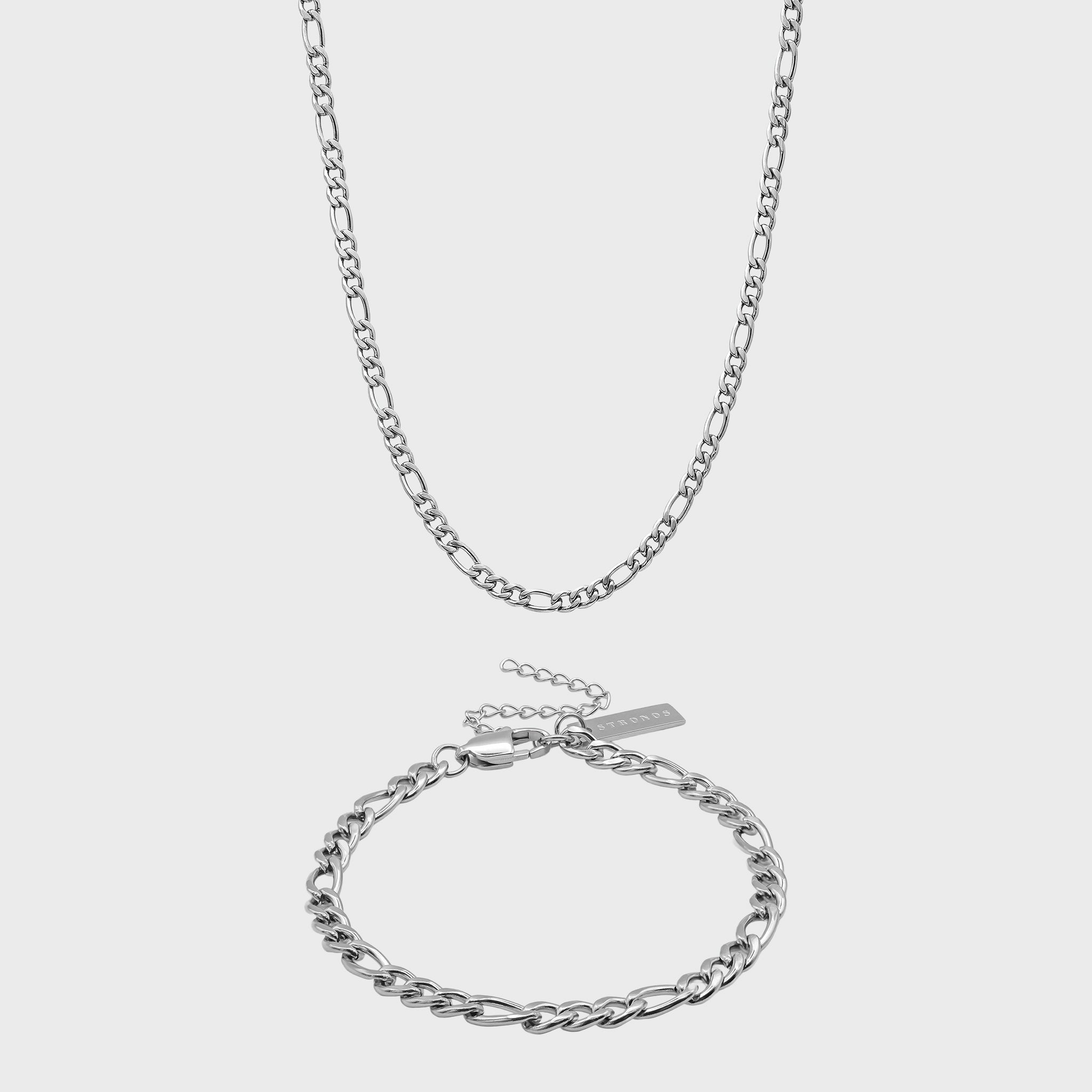 Figaro Set 4mm - Silver
