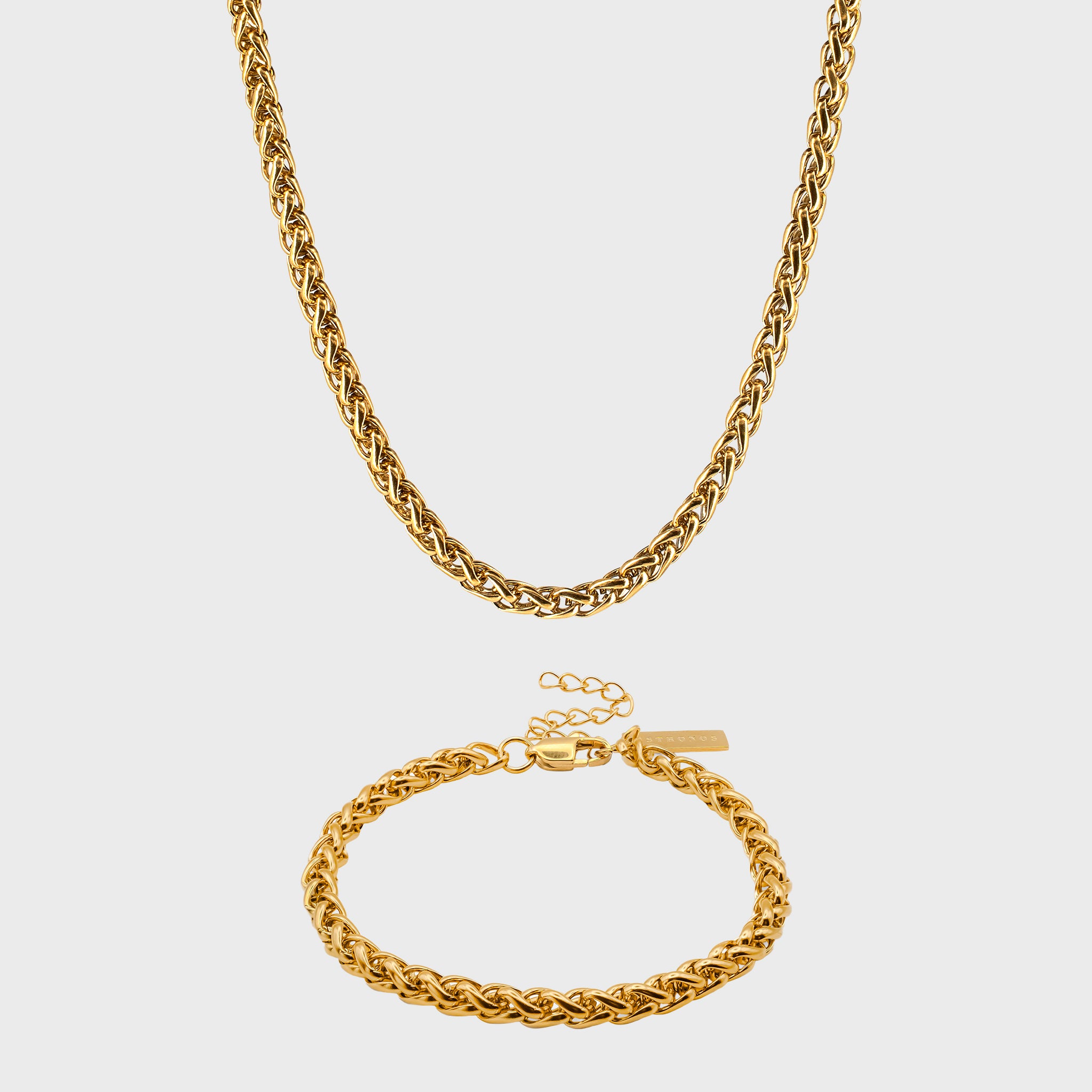 Wheat Set 5mm - Gold