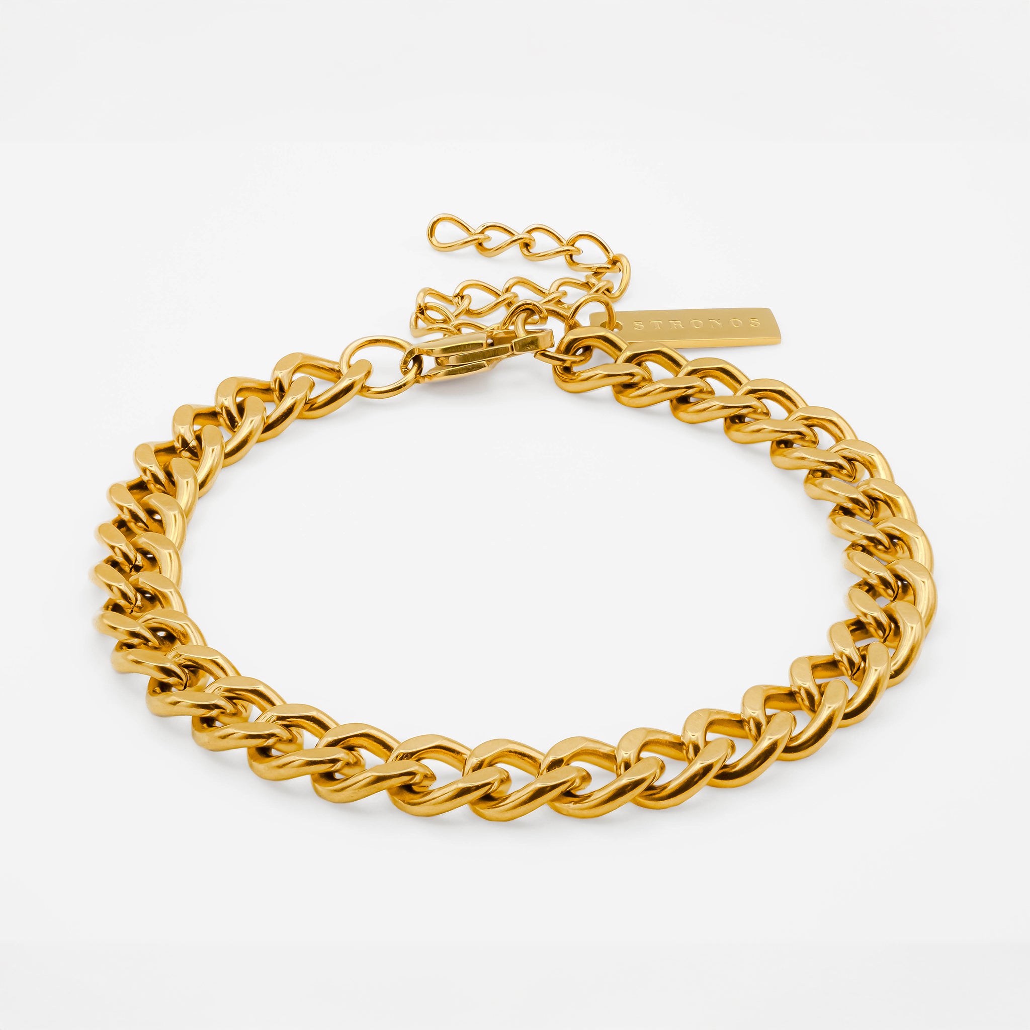 Cuban Bracelet 7mm - Gold