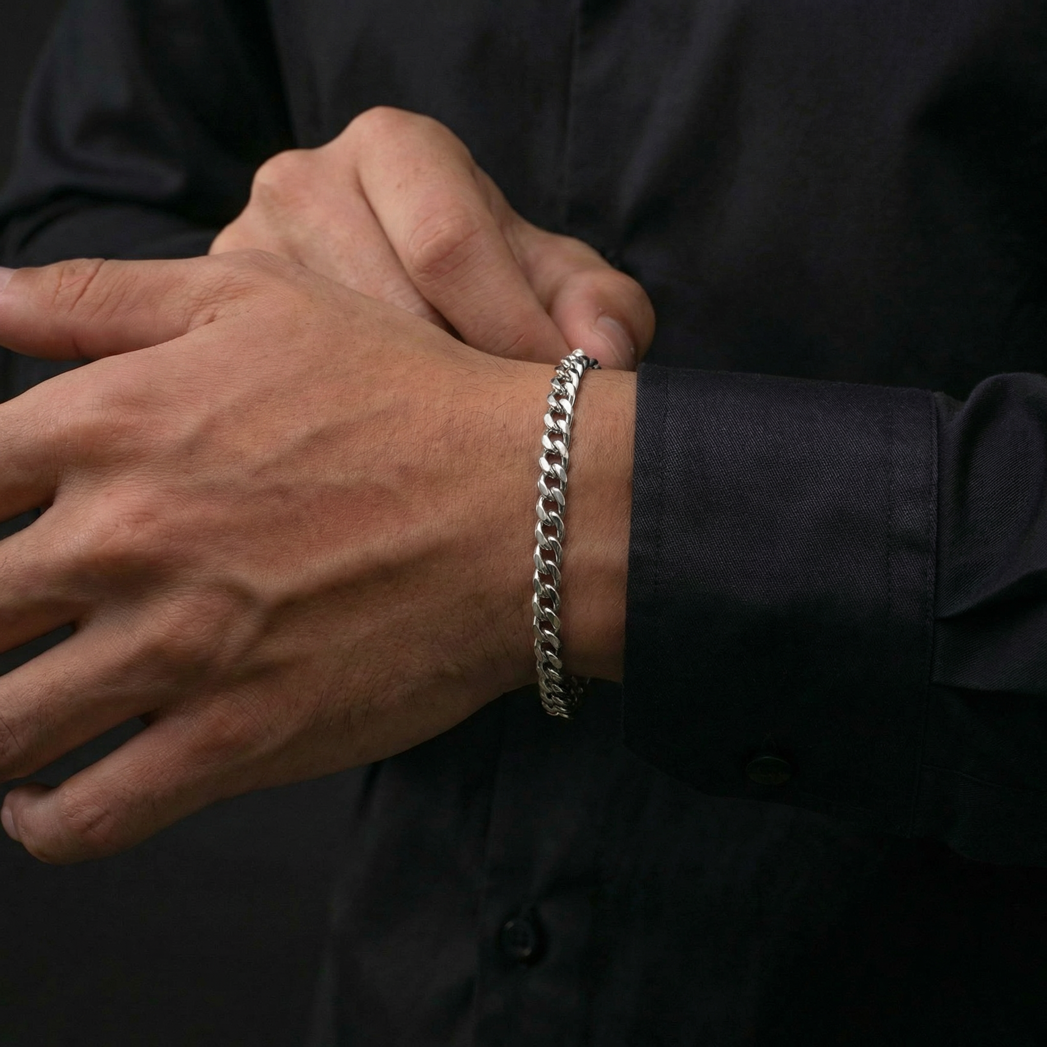Cuban Bracelet 5mm - Silver