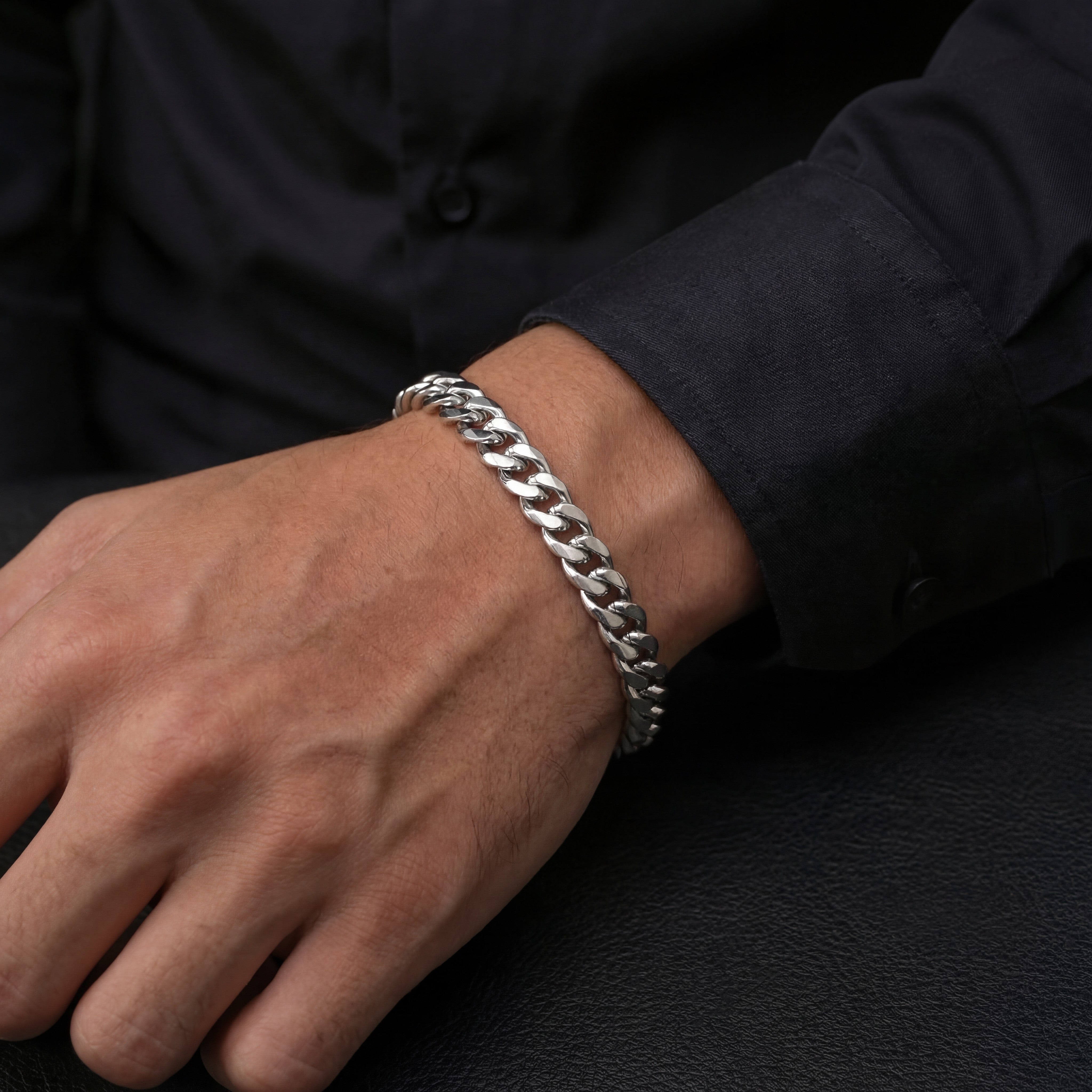 Cuban Set 9mm - Silver