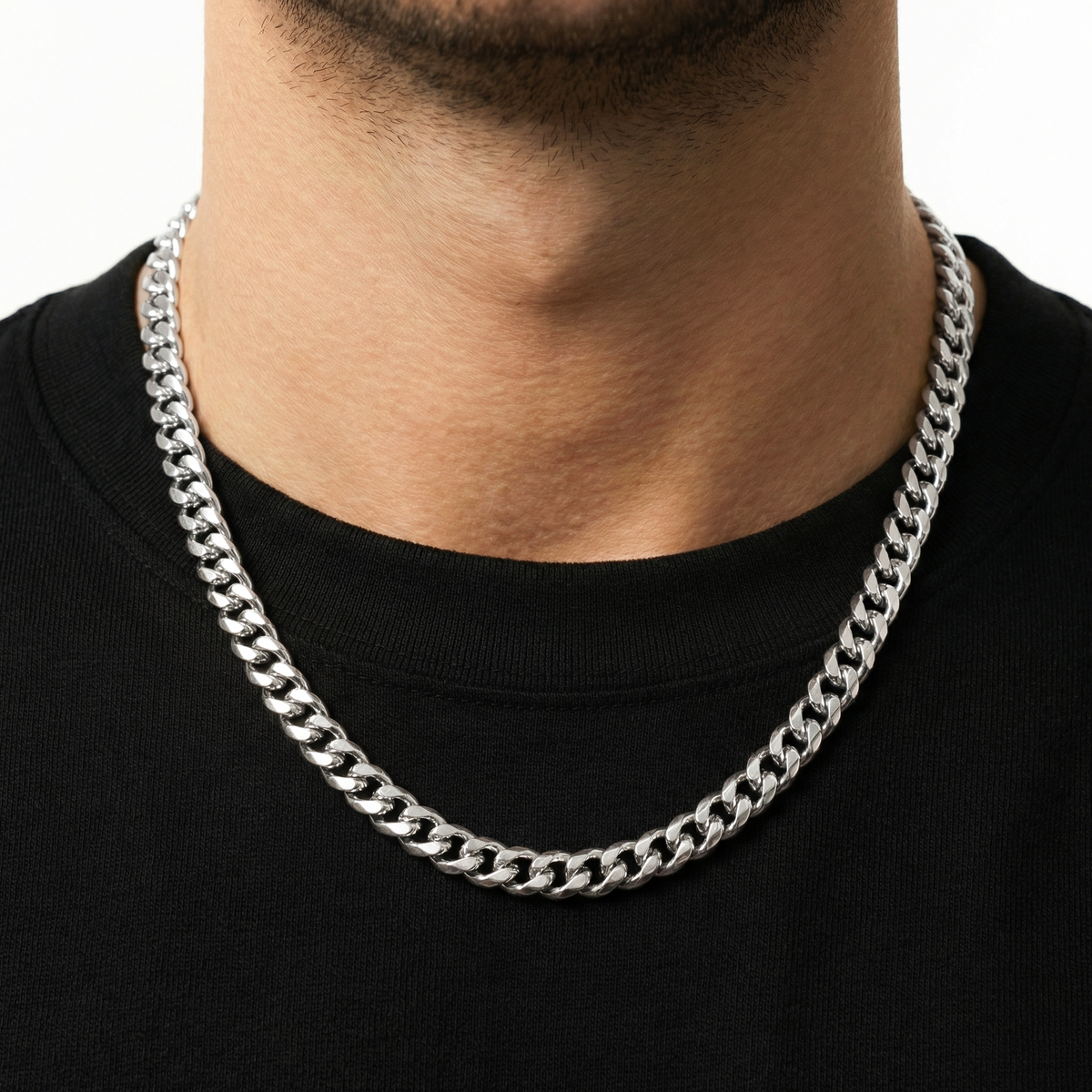Cuban Chain 9mm - Silver