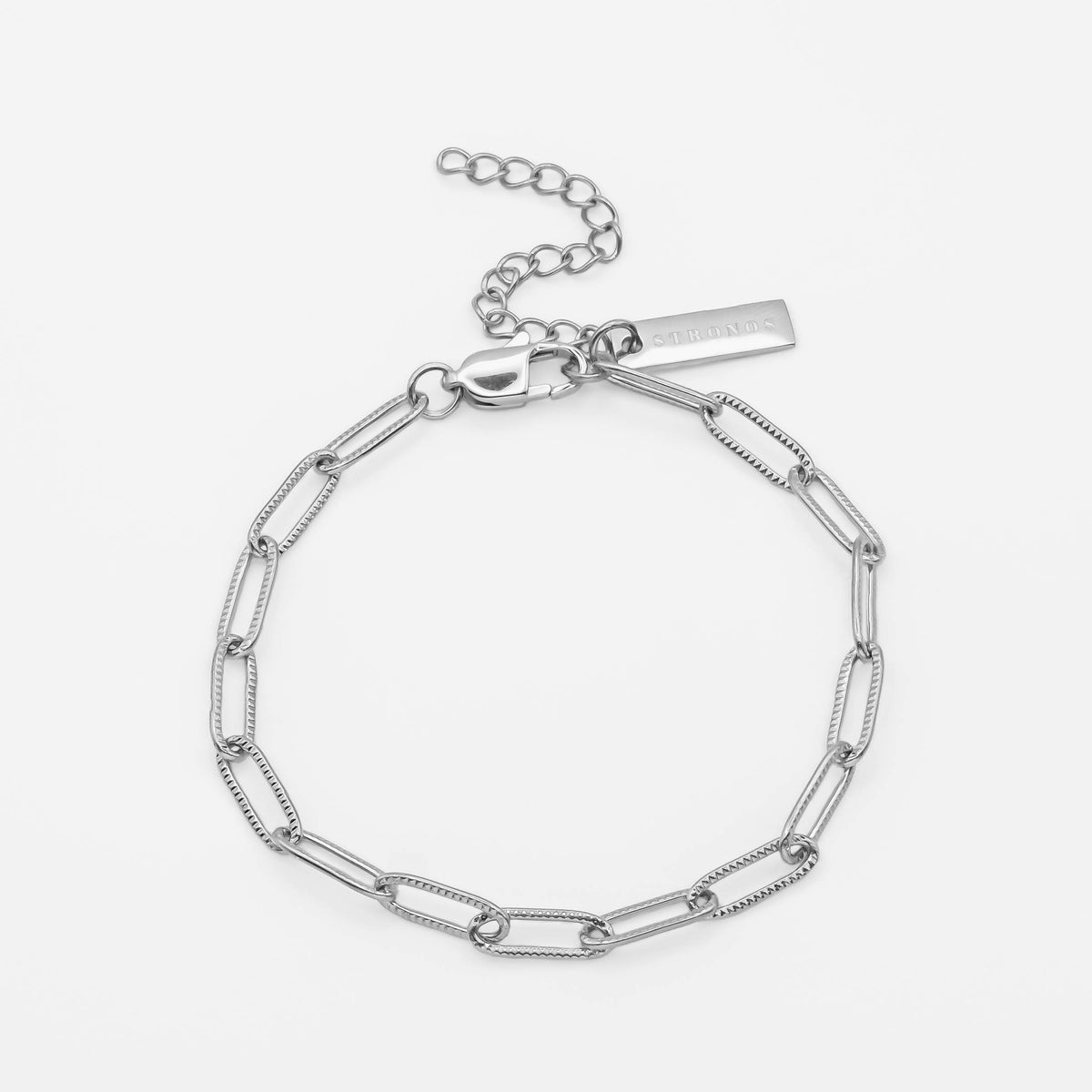 Paperclip Bracelet 4mm - Silver