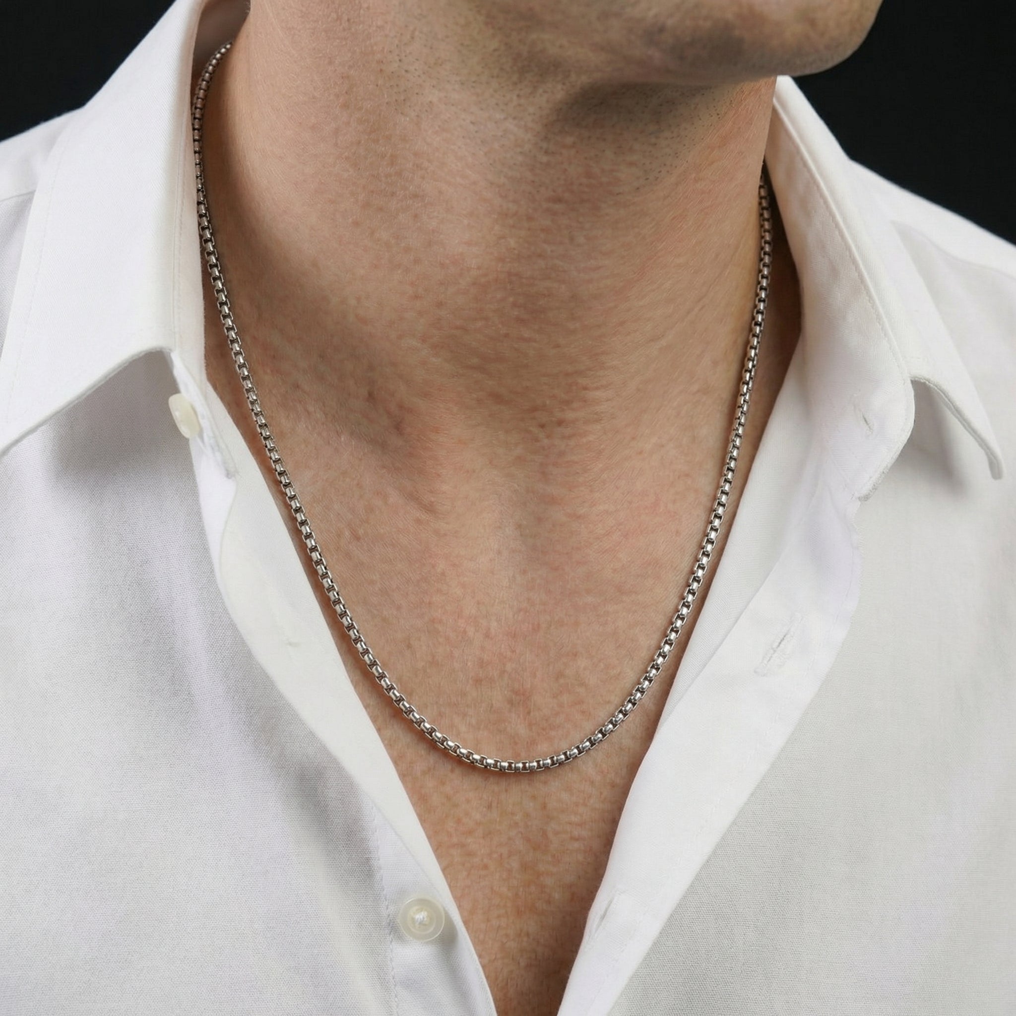 Rolo Chain 2mm - Silver