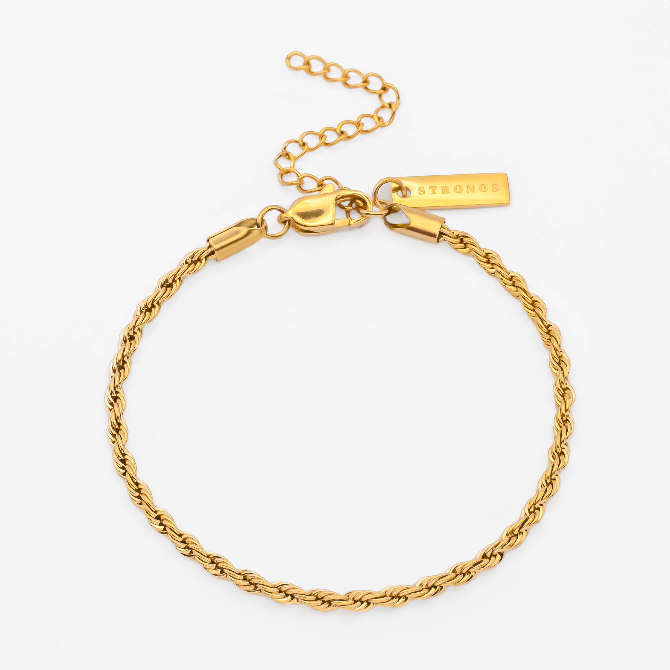 Rope Bracelet 3mm - Gold
