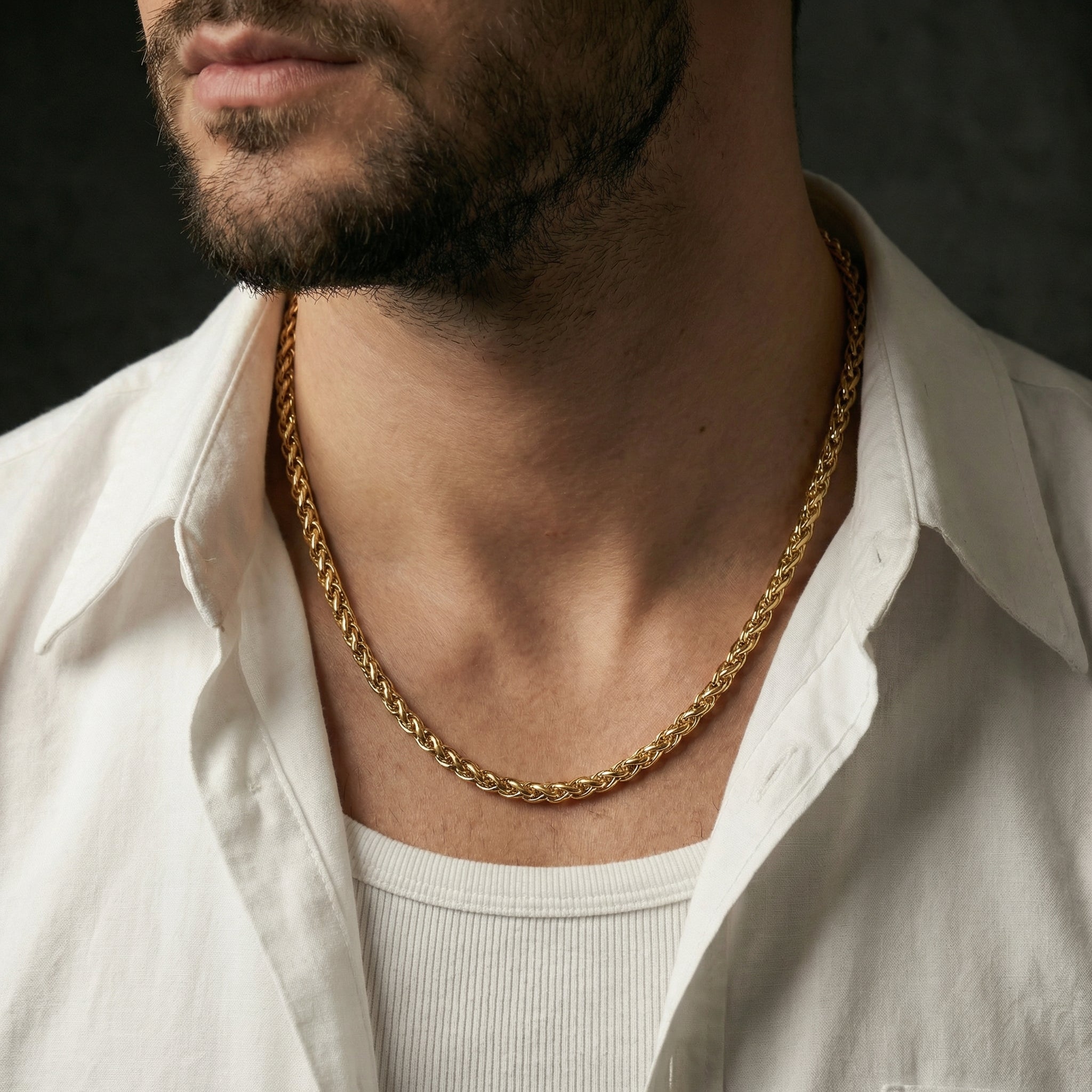 Wheat Chain 5mm - Gold