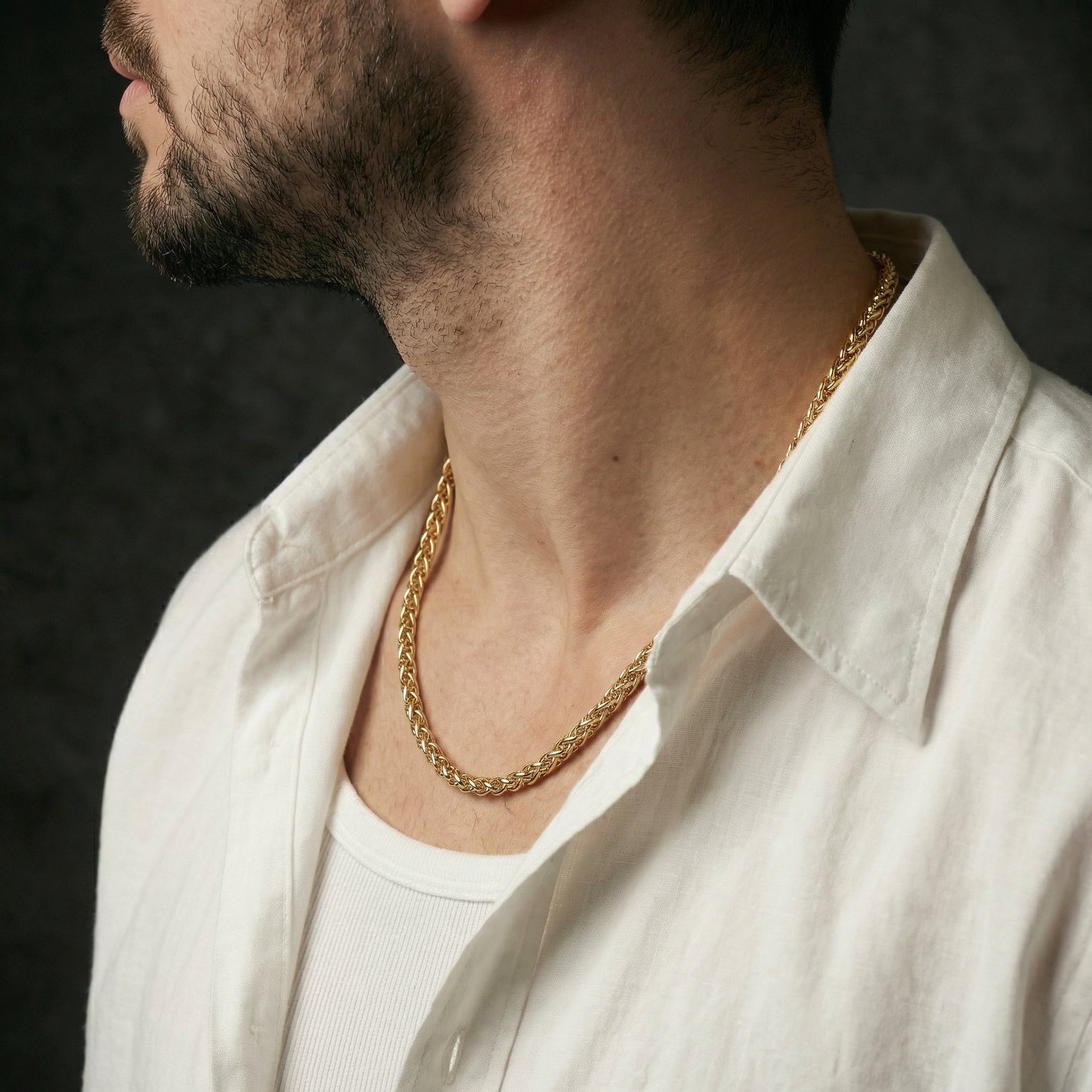 Wheat Chain 5mm - Gold