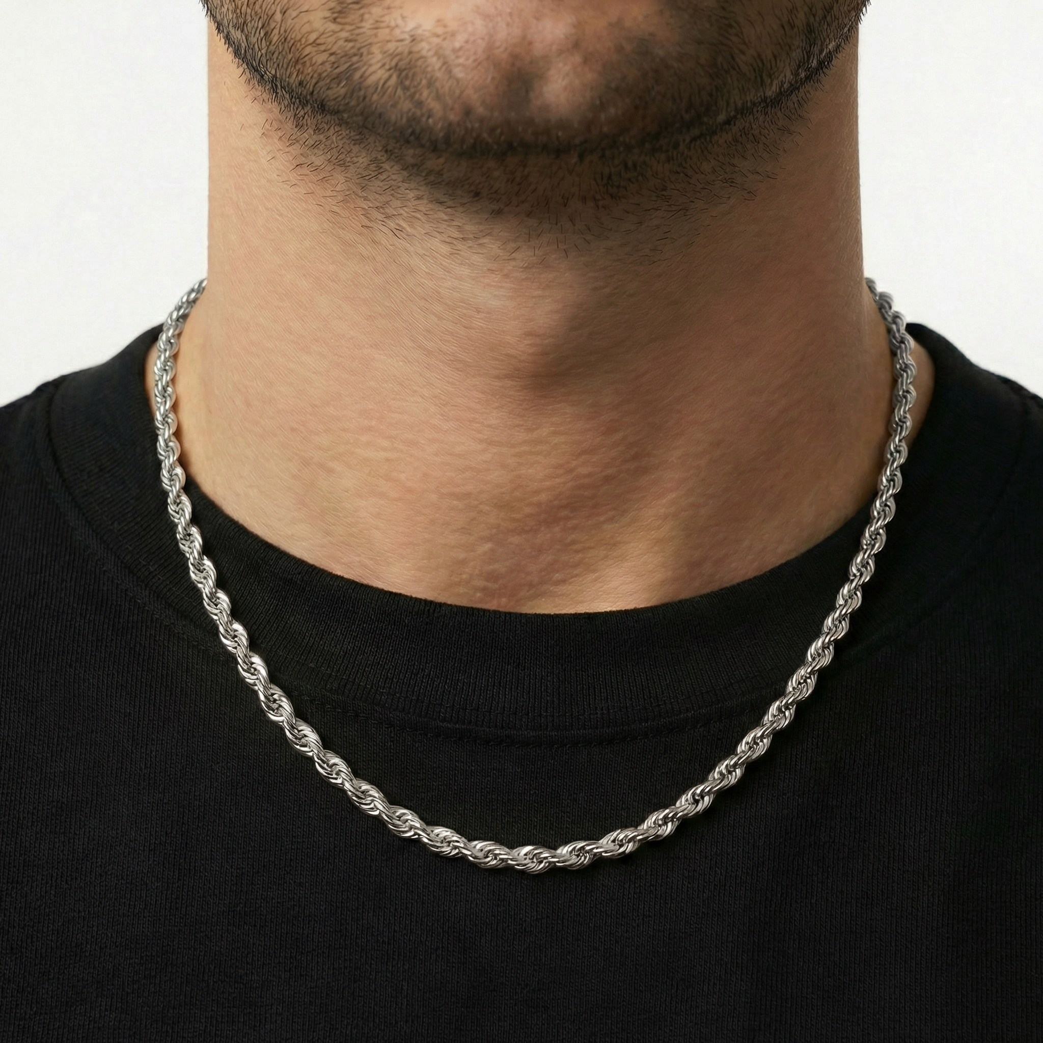 Rope Chain 5mm - Silver