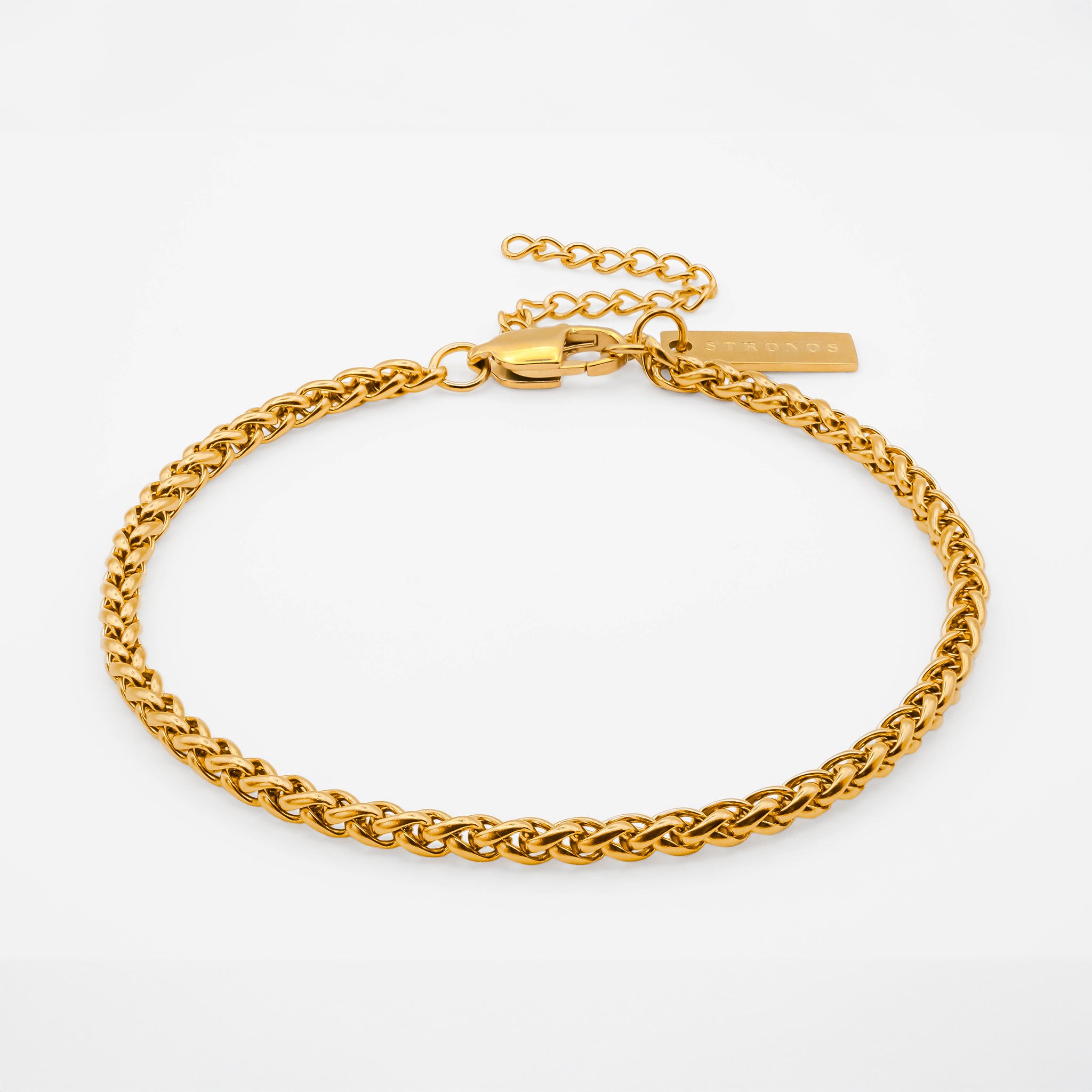 Wheat Bracelet 3mm - Gold
