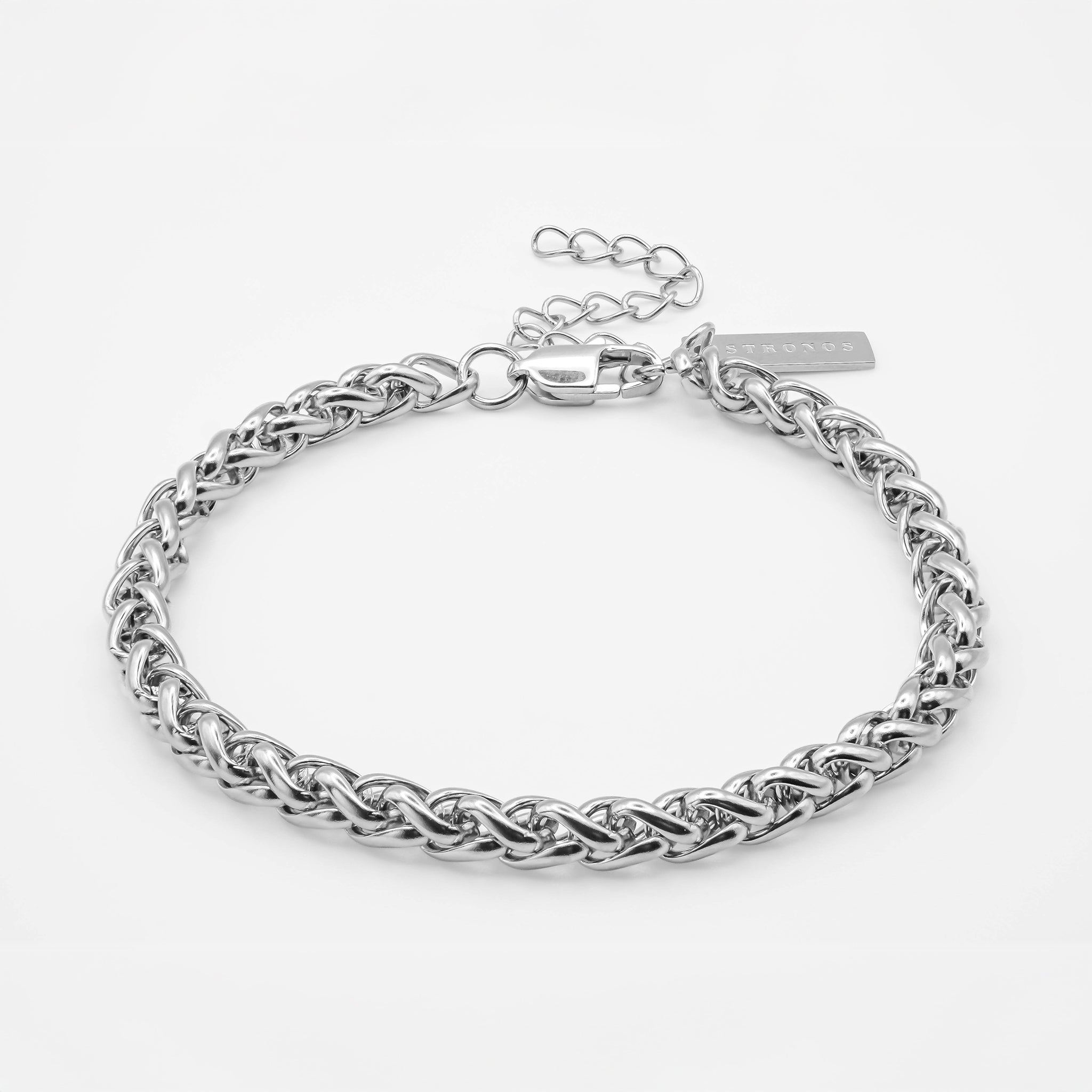 Wheat Bracelet 5mm - Silver