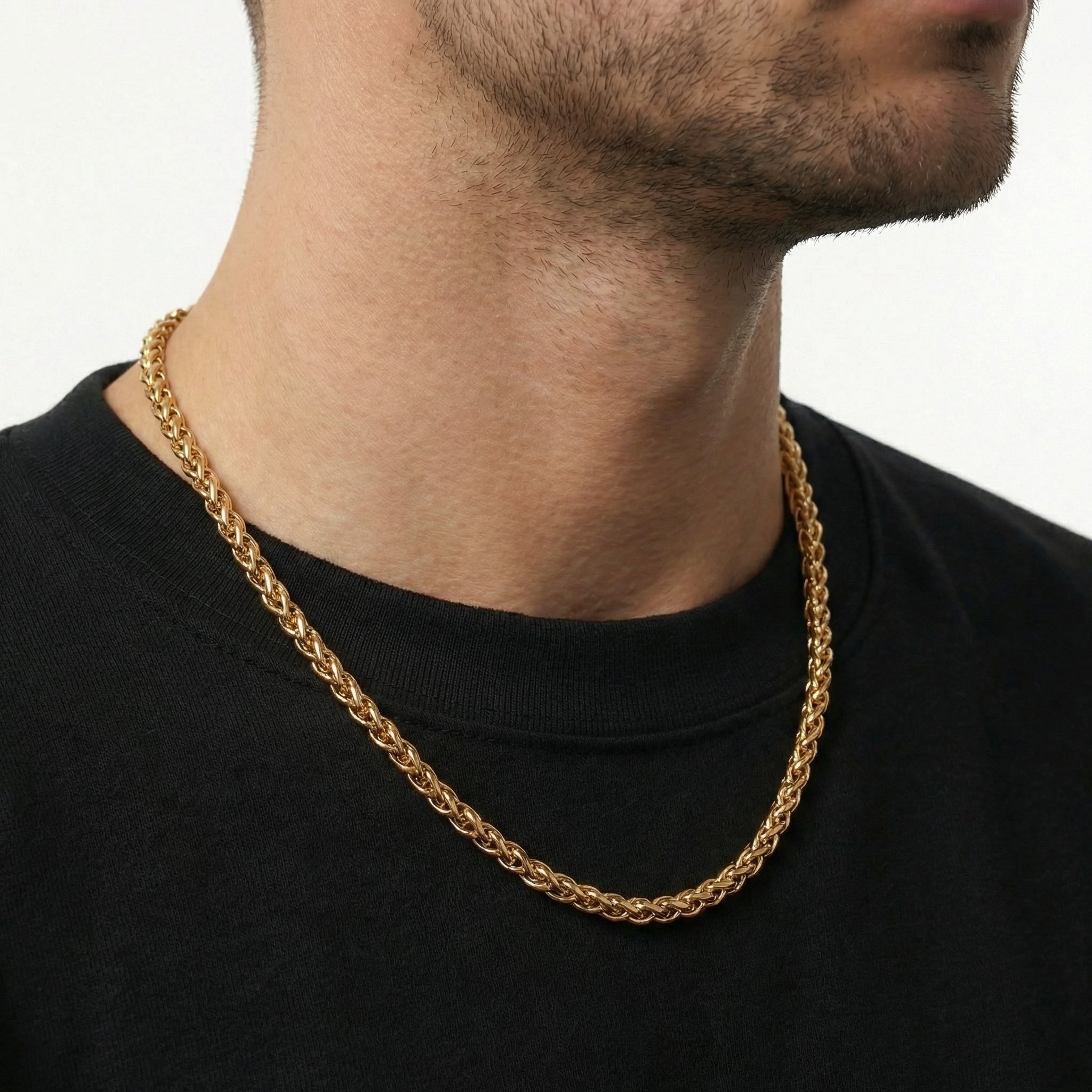Wheat Chain 5mm - Gold