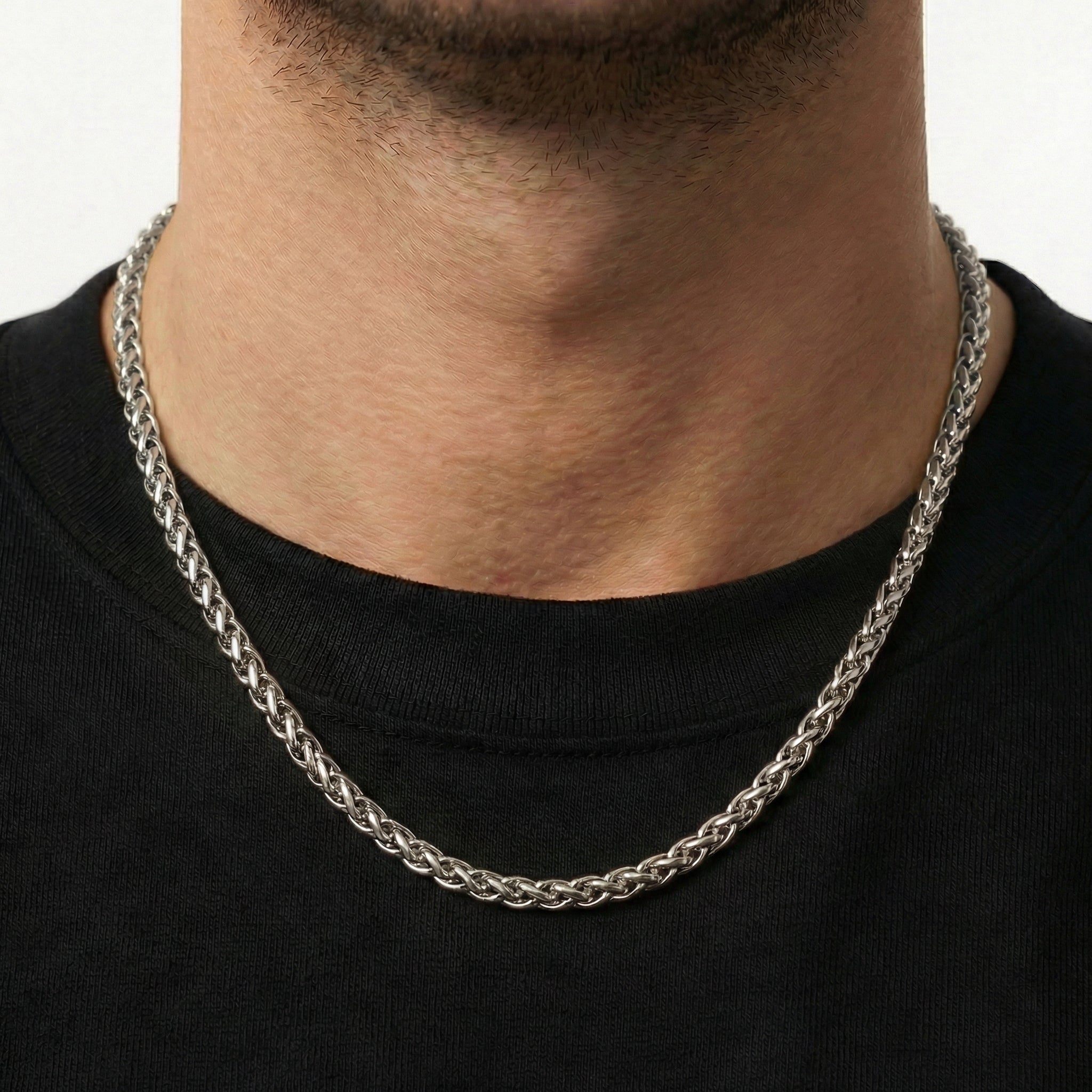 Wheat Chain 5mm - Silver