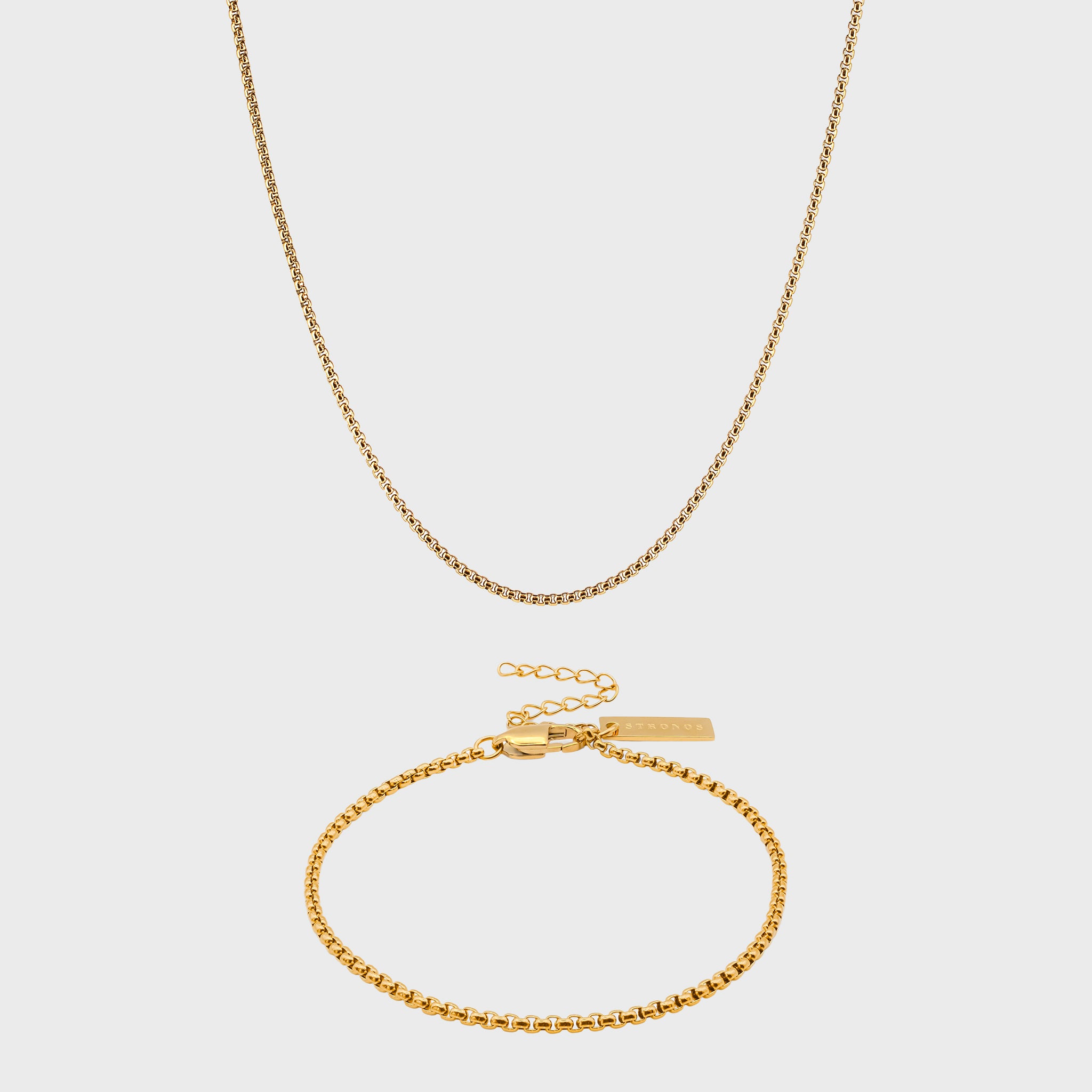 Rolo Set 2mm - Gold