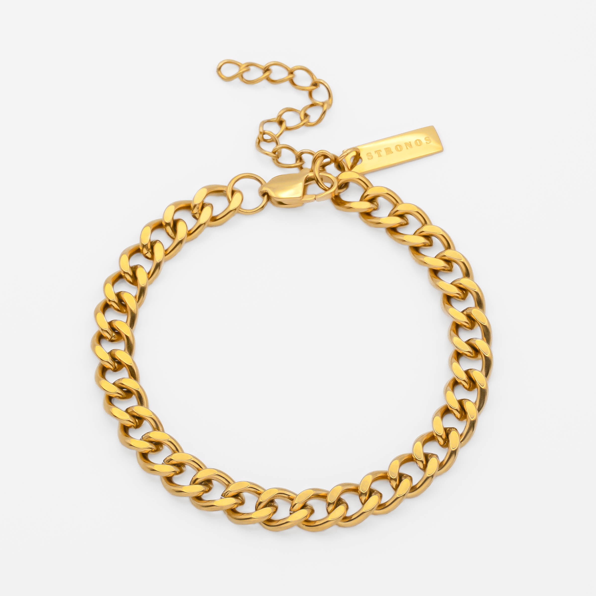 Cuban Bracelet 7mm - Gold