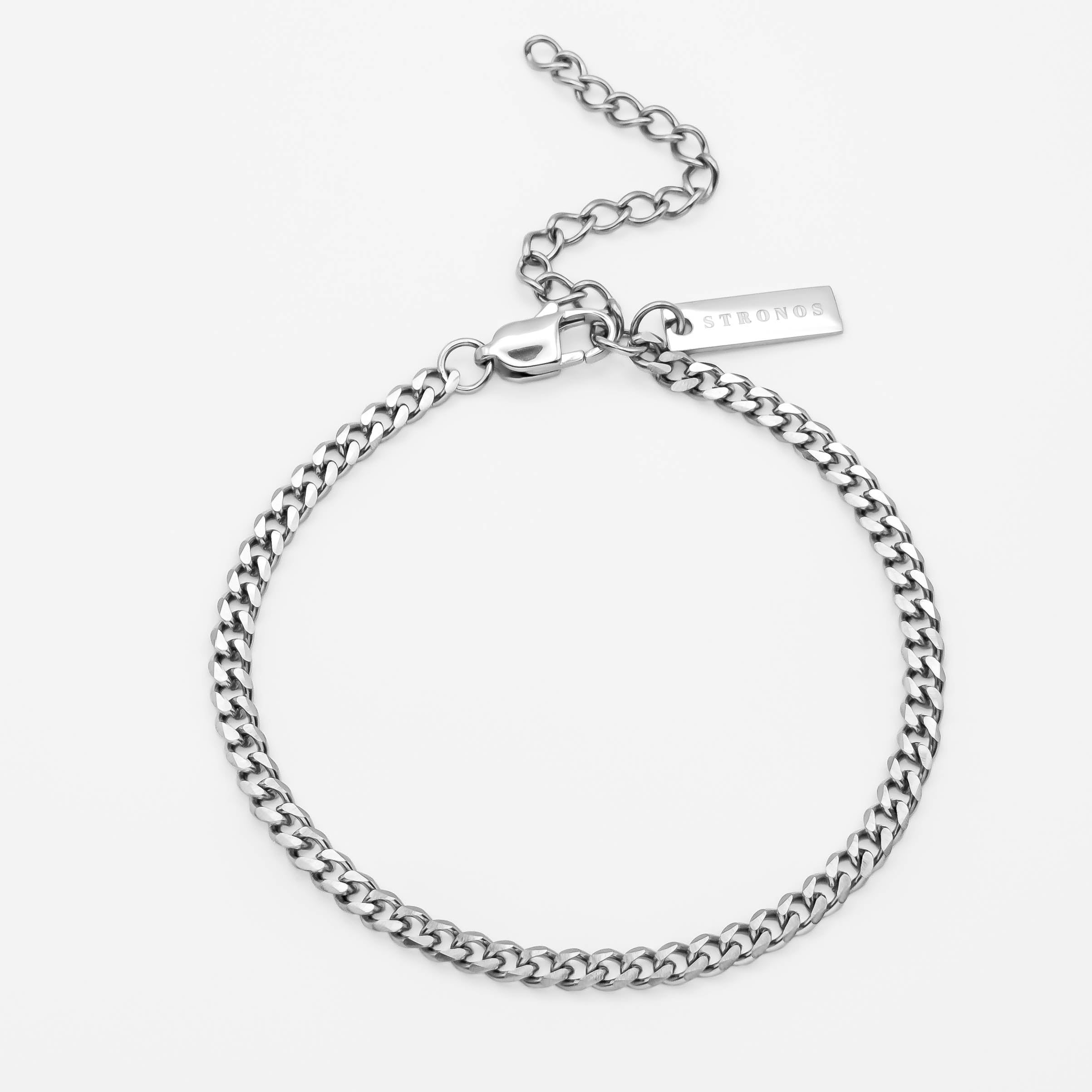Cuban Bracelet 3mm - Silver