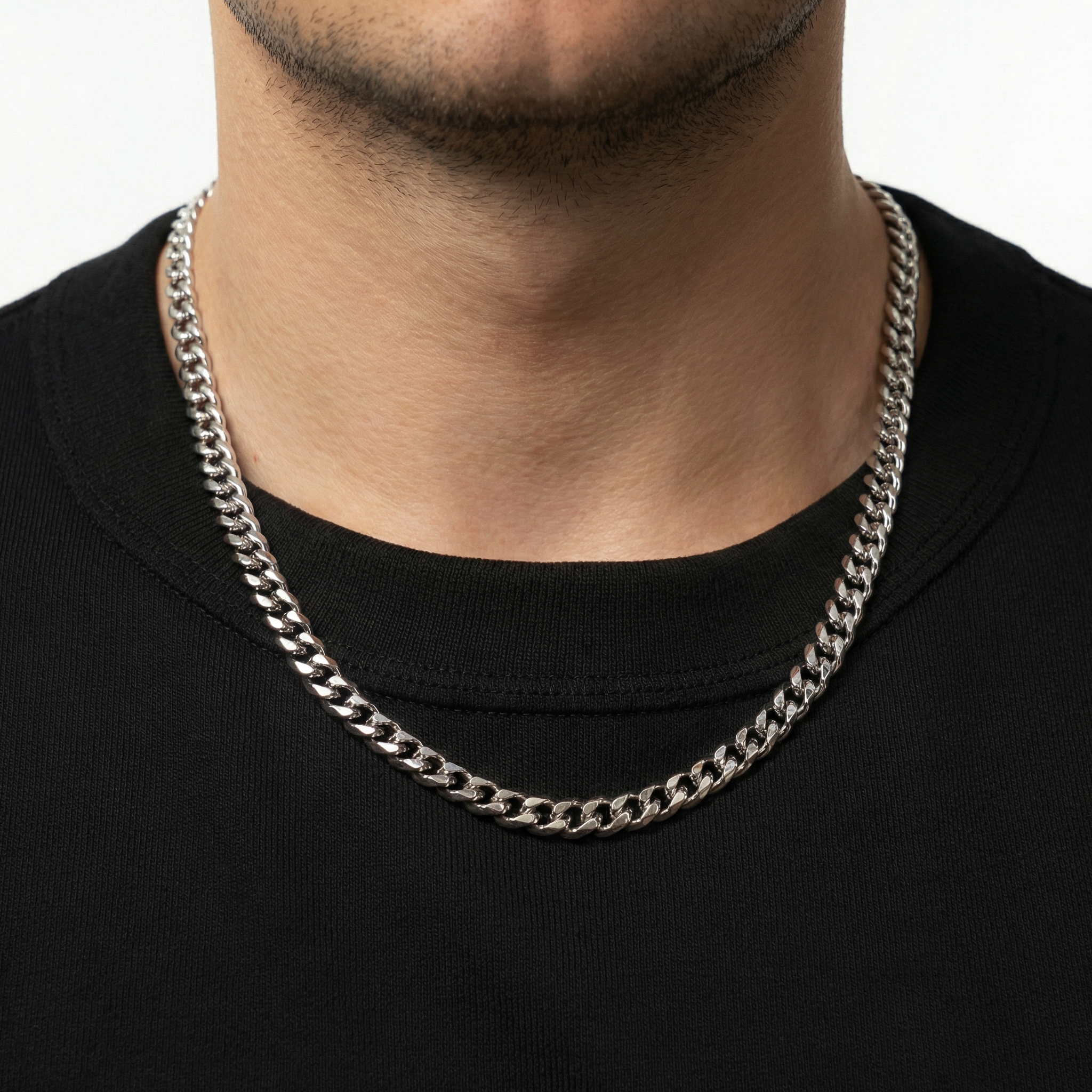 Cuban Chain 7mm - Silver