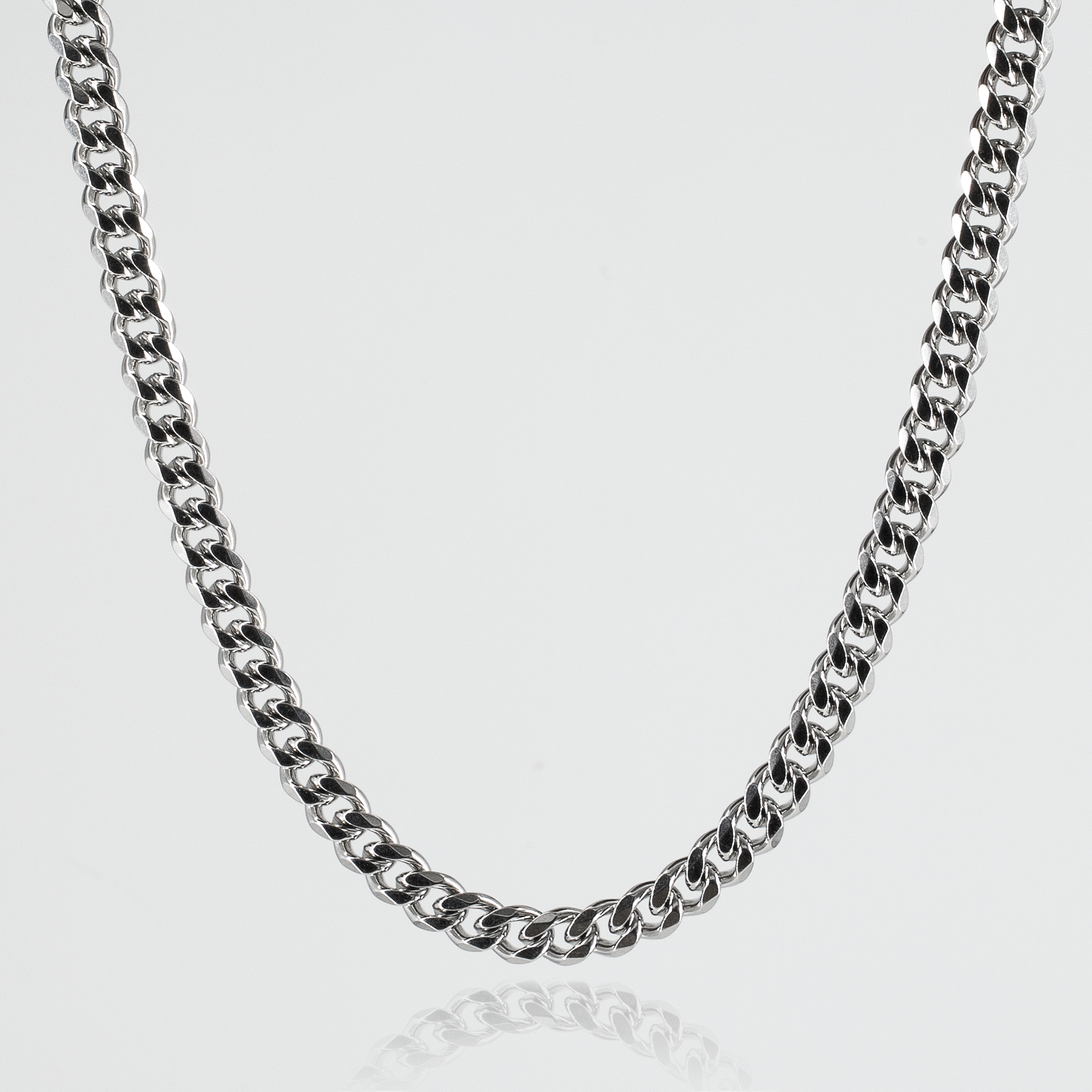 Cuban Chain 7mm - Silver