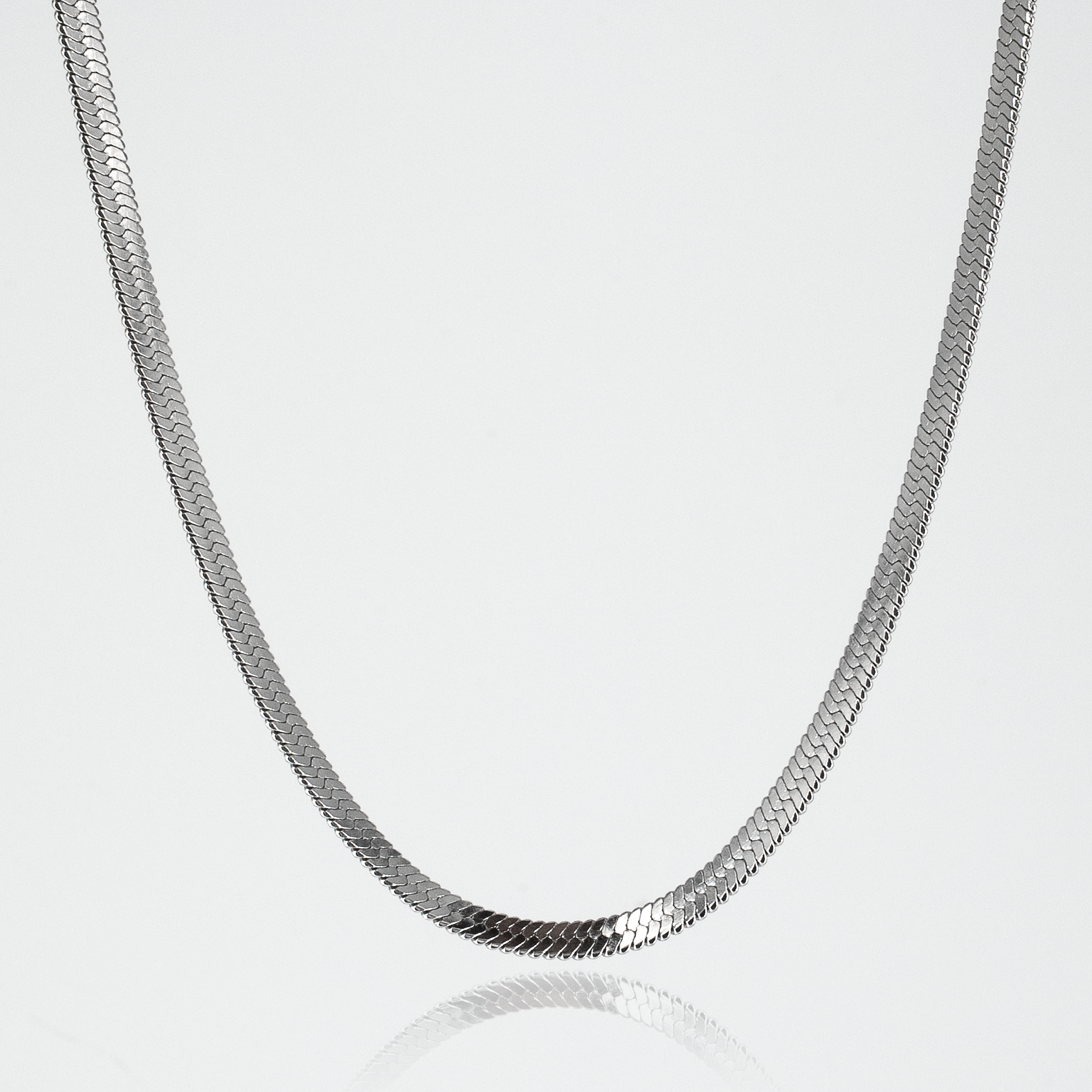 Herringbone Chain 5mm - Silver