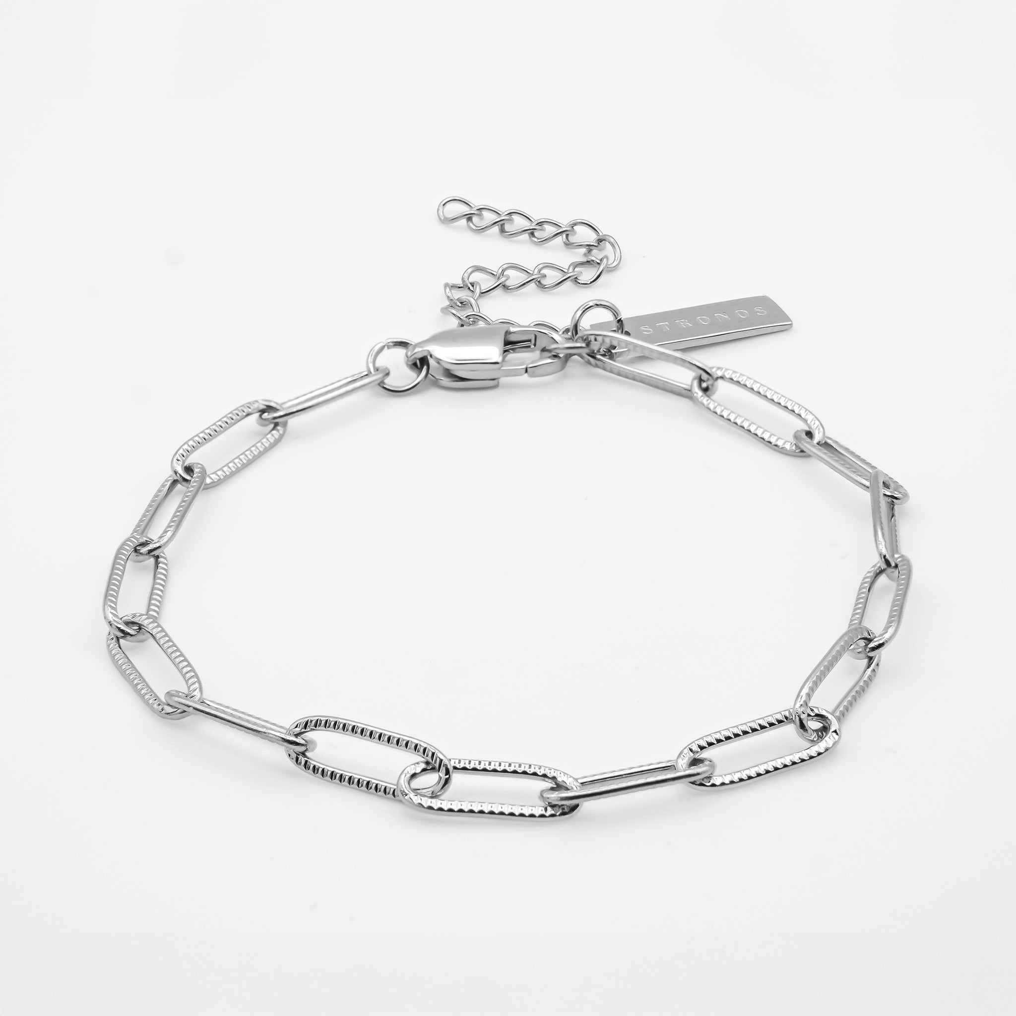Paperclip Bracelet 4mm - Silver