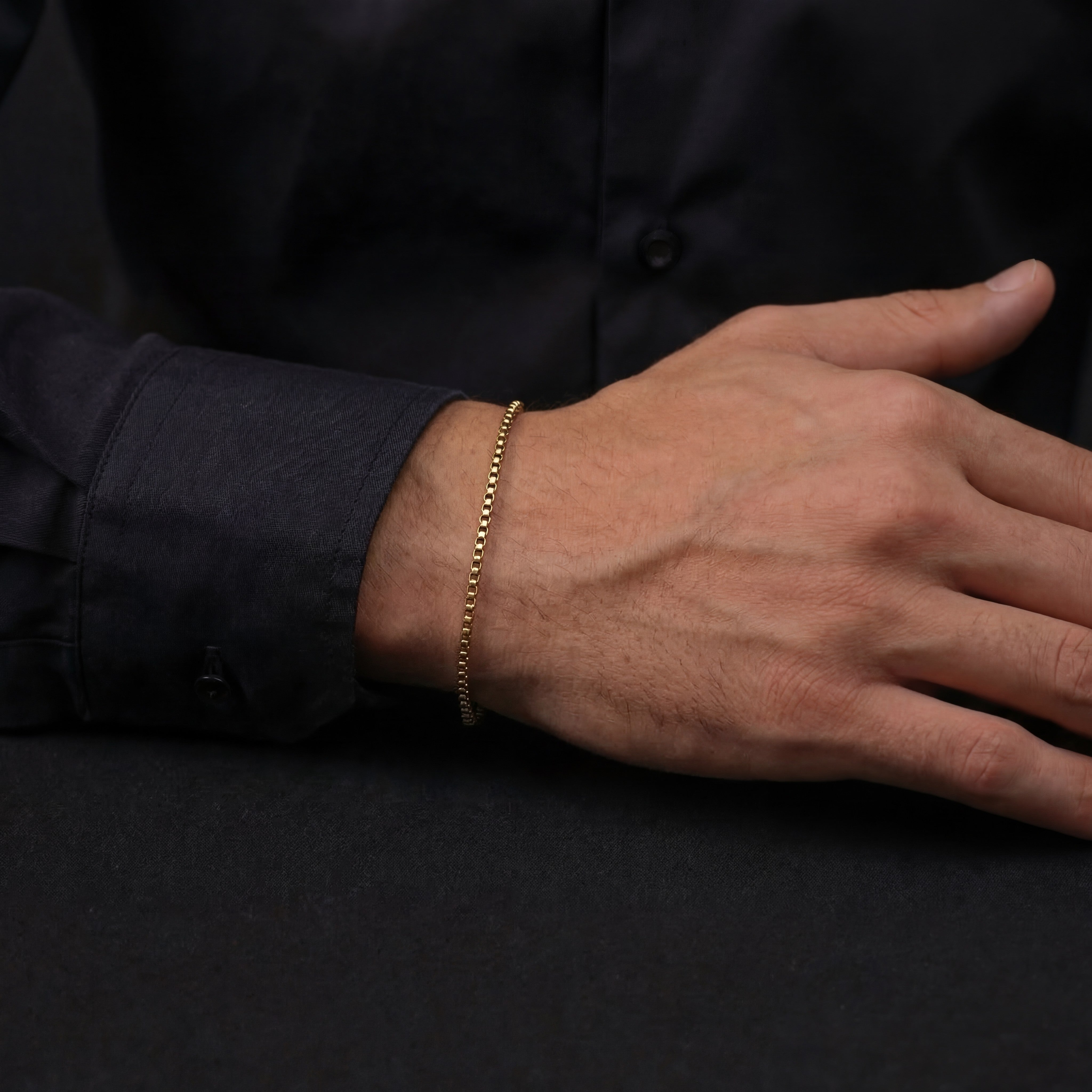 Rolo Bracelet 2mm - Gold