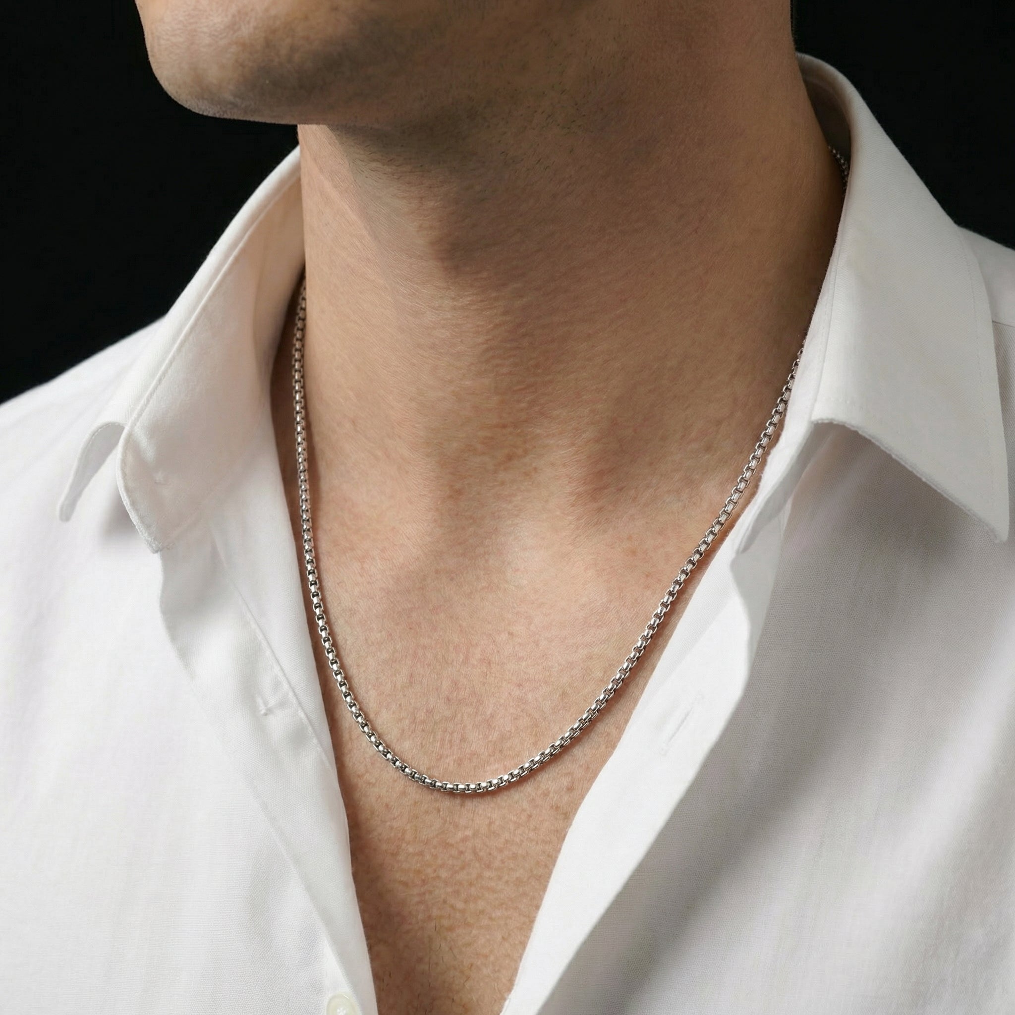Rolo Chain 2mm - Silver