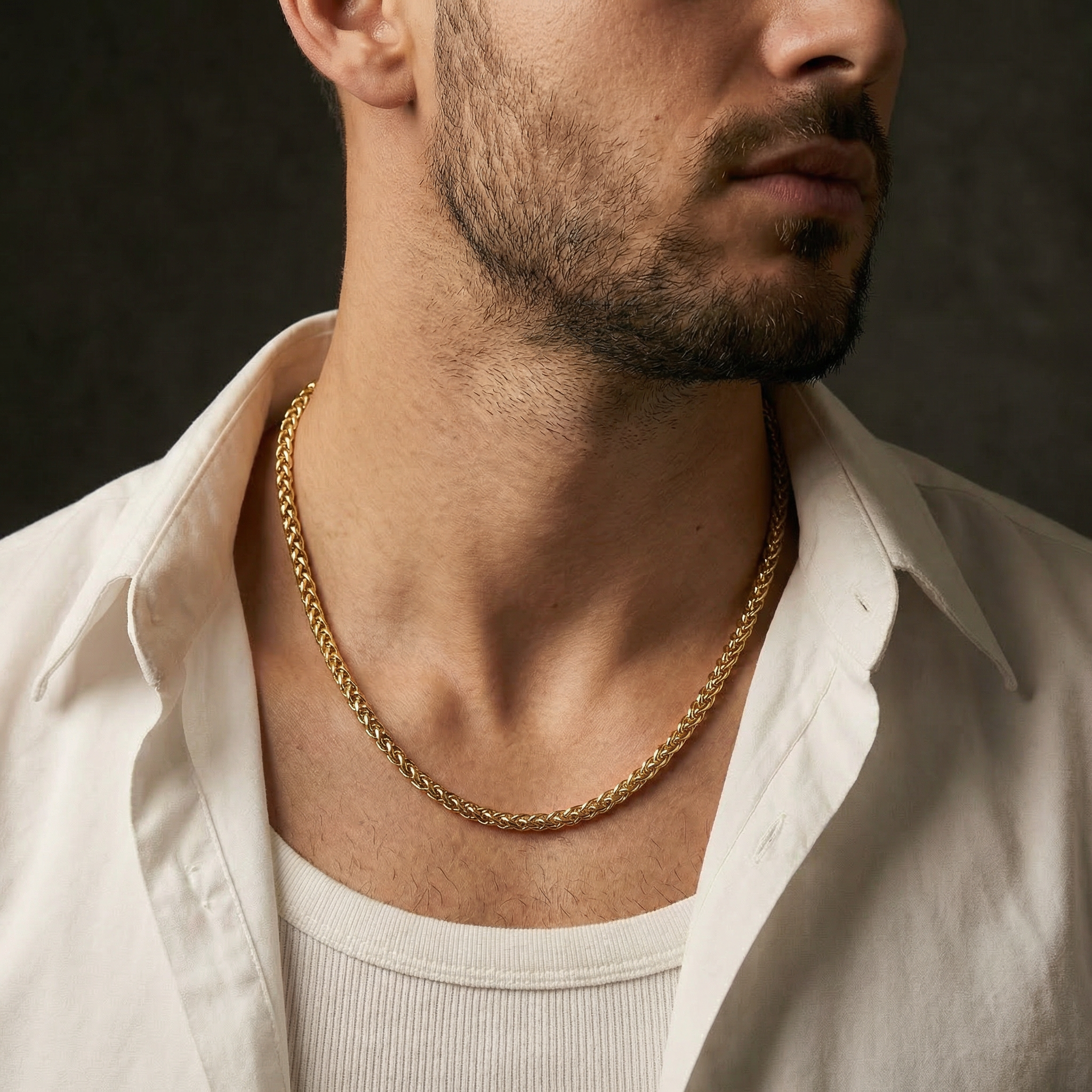 Wheat Chain 5mm - Gold