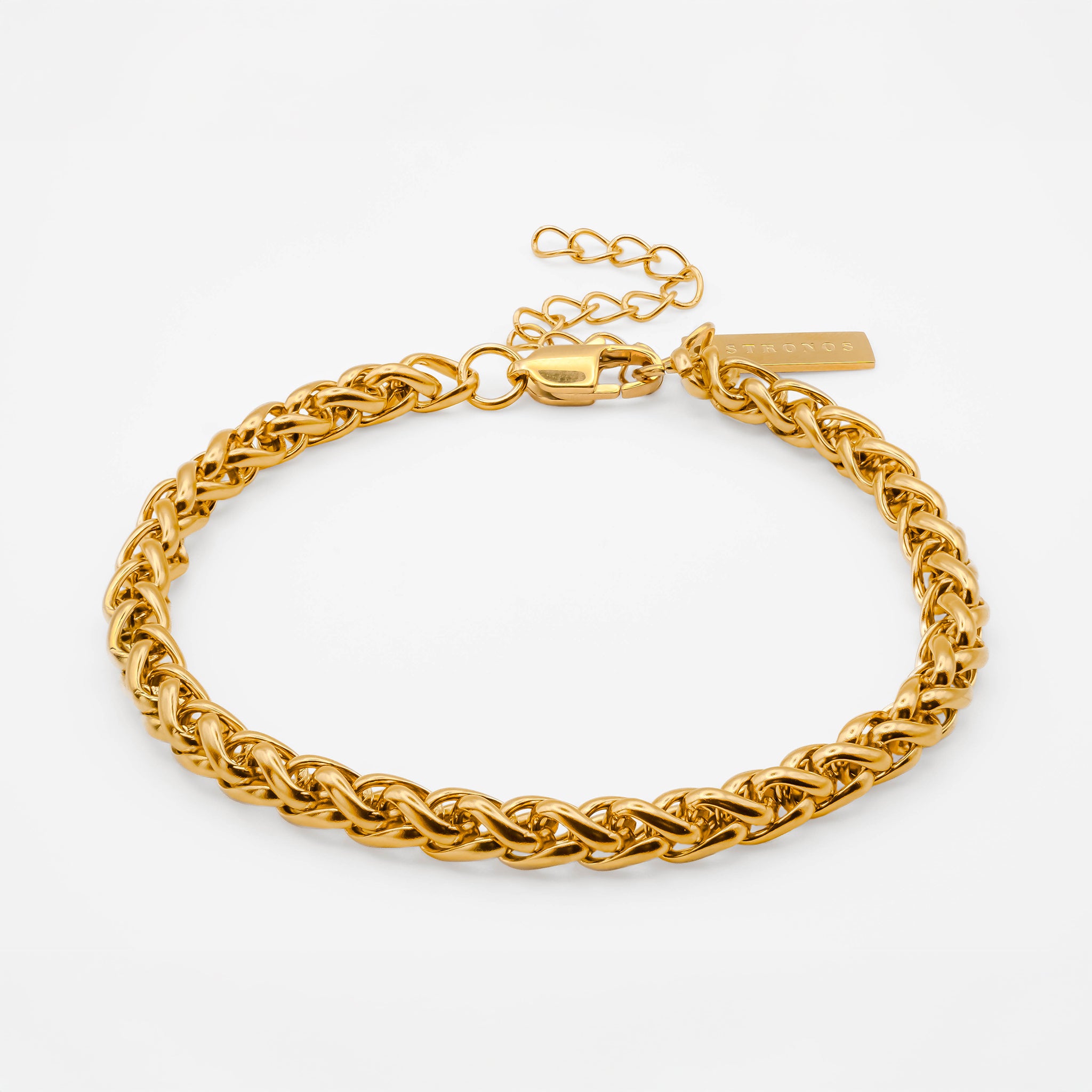 Wheat Bracelet 5mm - Gold