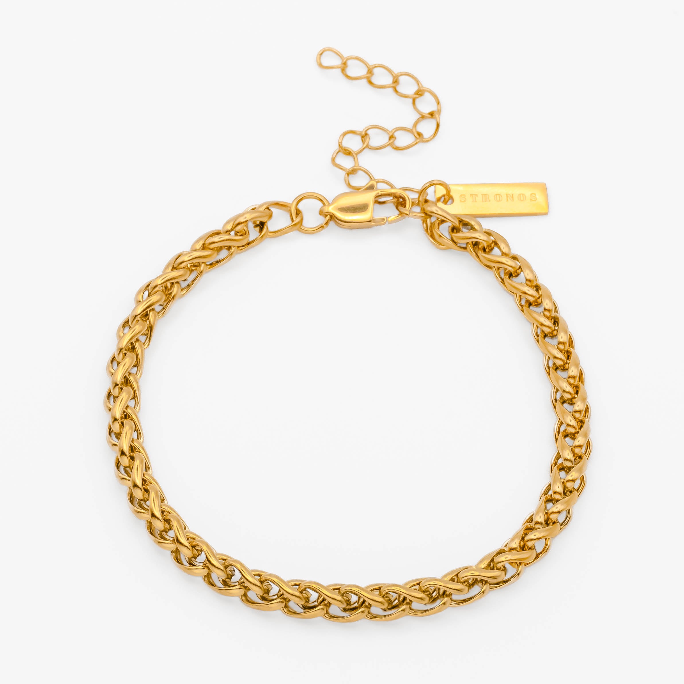 Wheat Bracelet 5mm - Gold