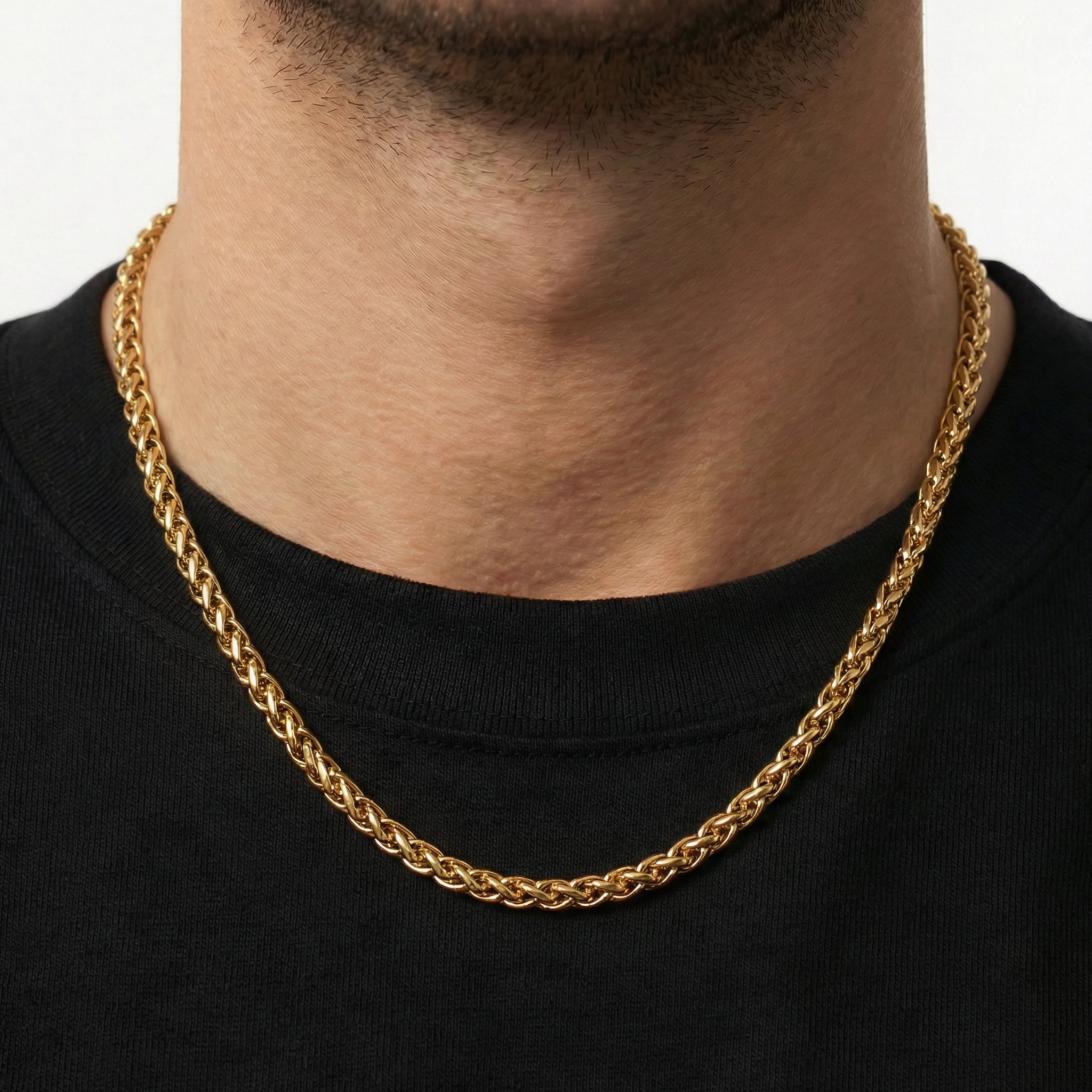 Wheat Chain 5mm - Gold