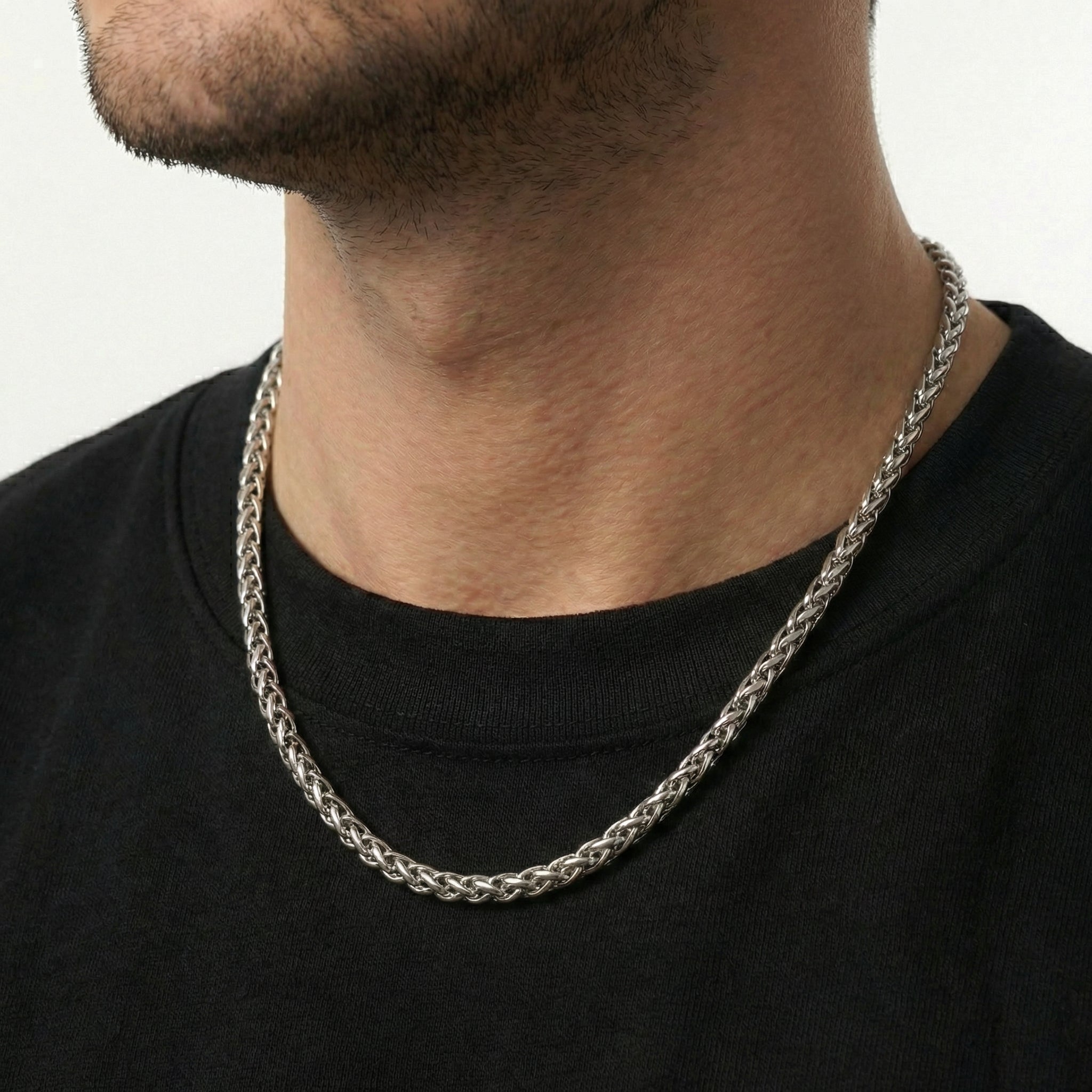 Wheat Set 5mm - Silver