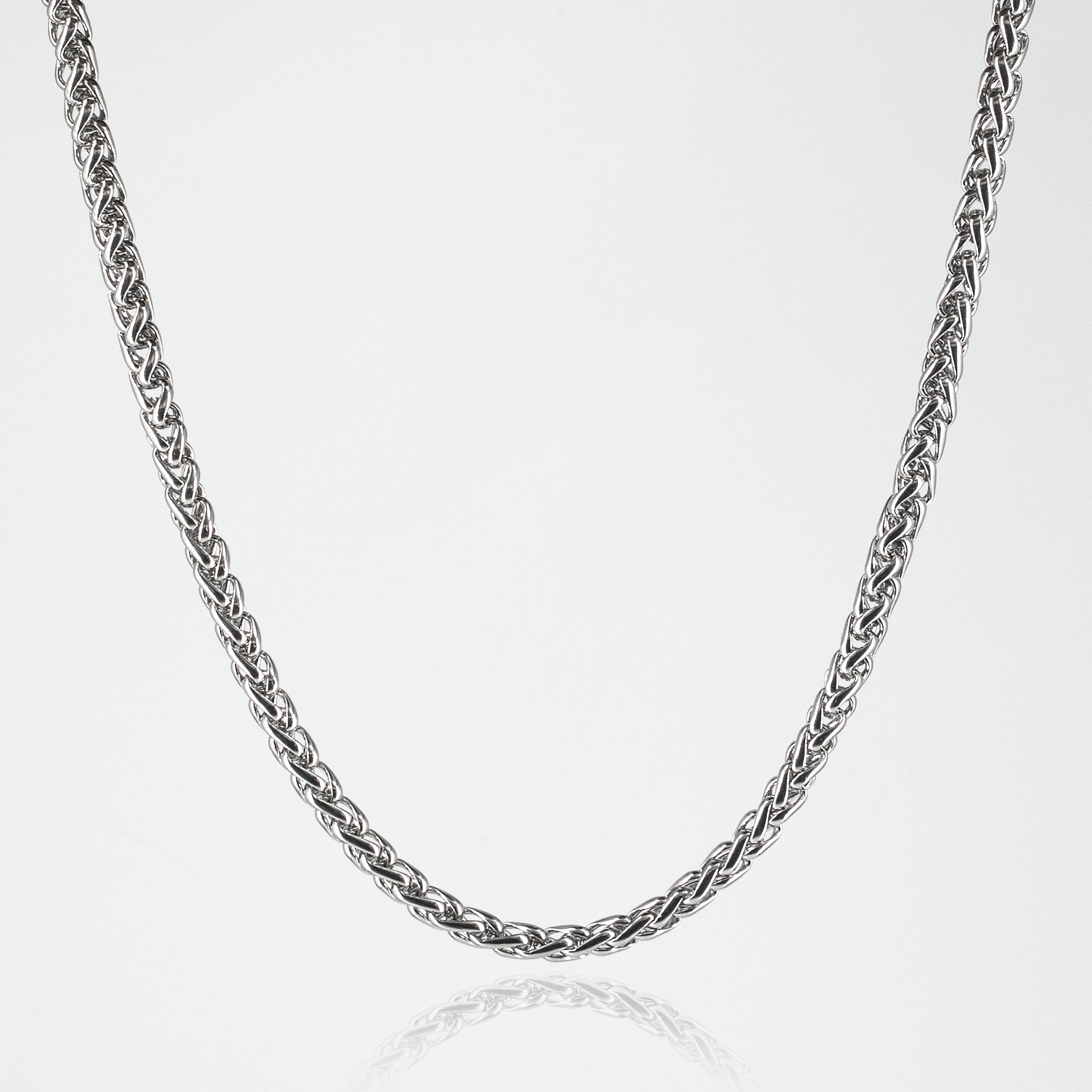 Wheat Chain 5mm - Silver